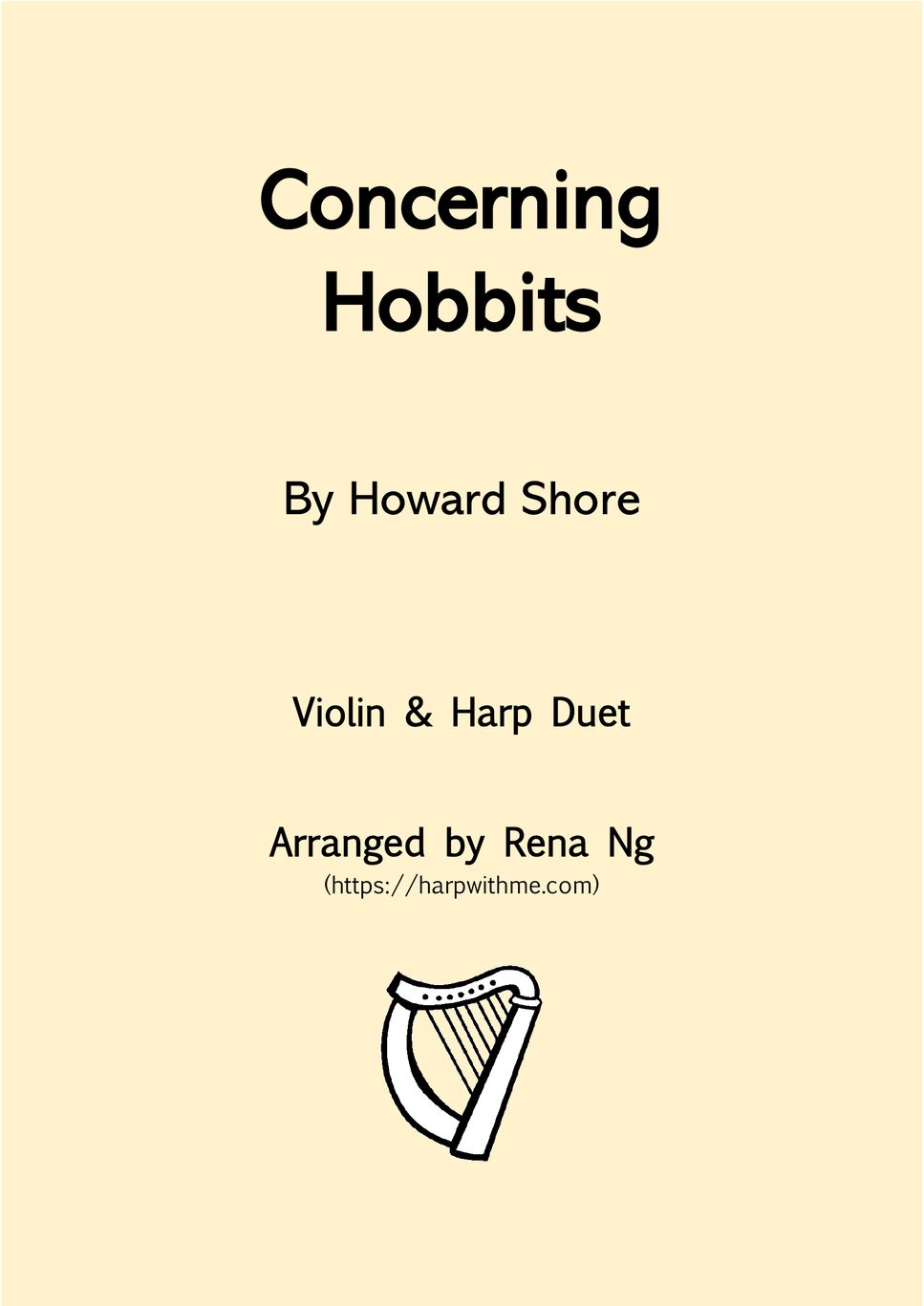 Howard Shore - Concerning Hobbits (Violin & Harp Duet) by Harp With Me