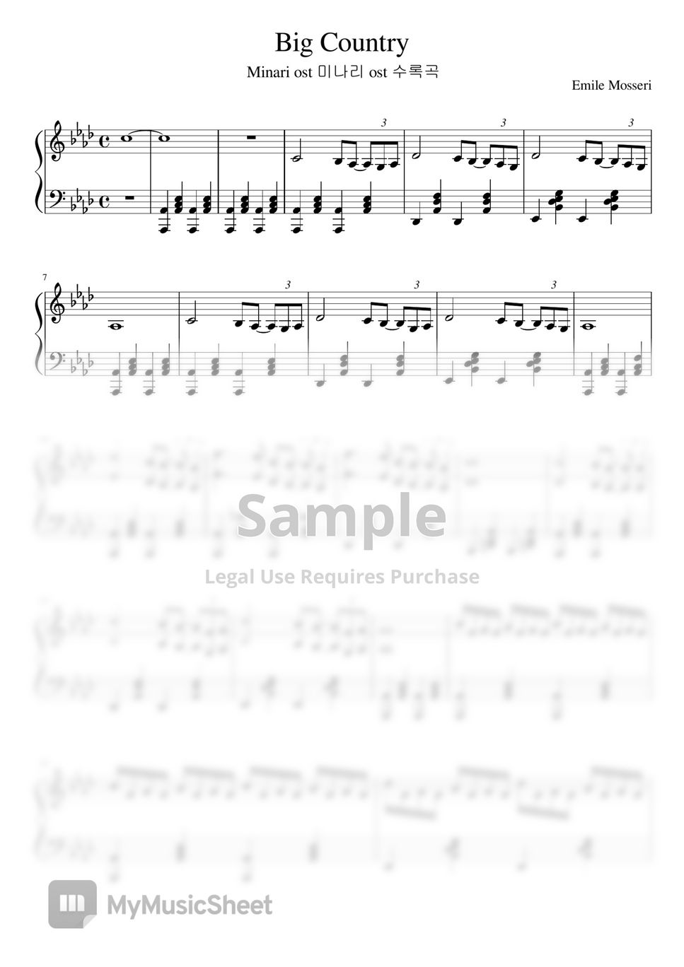 Emile mosseri big country ost by musiquevie