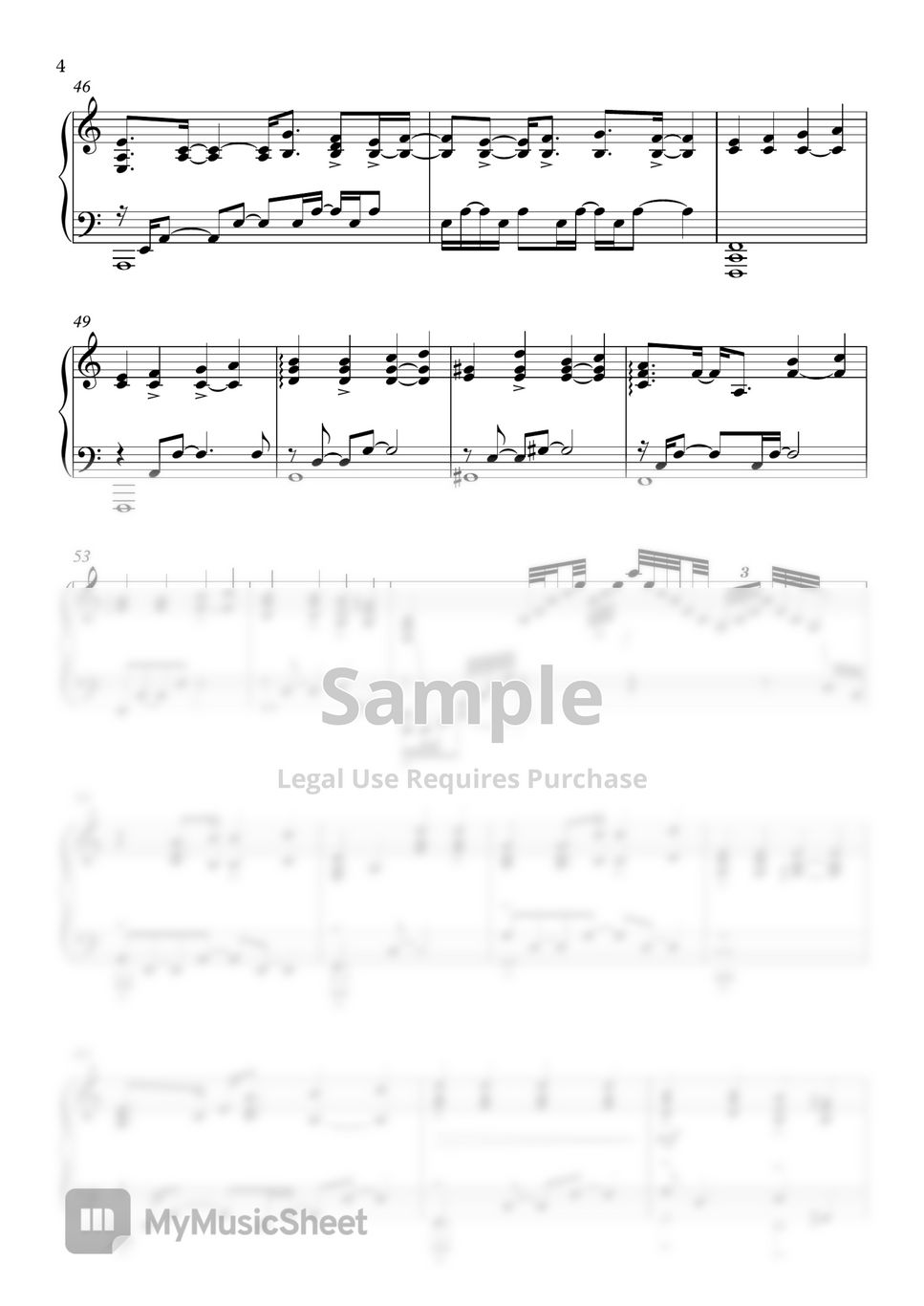 X Japan - X Japan - Art of Life 楽譜 by Petro Melnyk