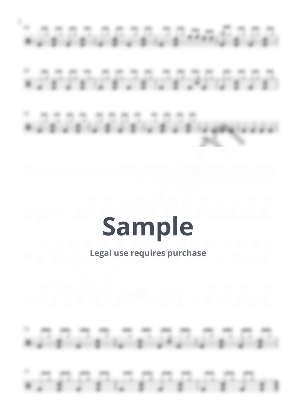 Capital Cities Safe And Sound Sheets by Vz Drum