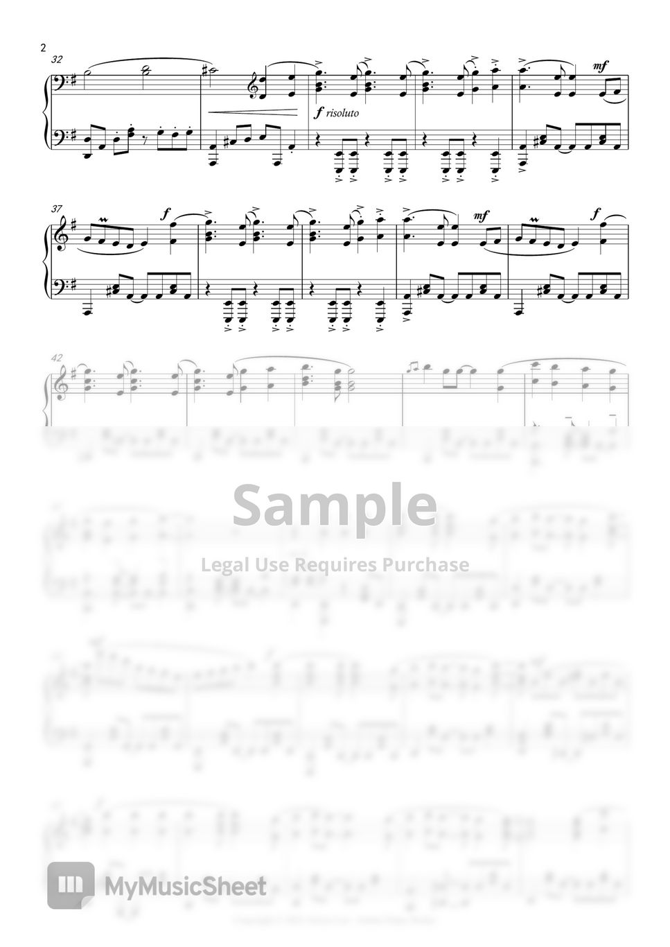 Ho-Kago Tea Time - No, Thank You - K-ON! Season 2 ED (Piano Sheet) by Alexis Lin