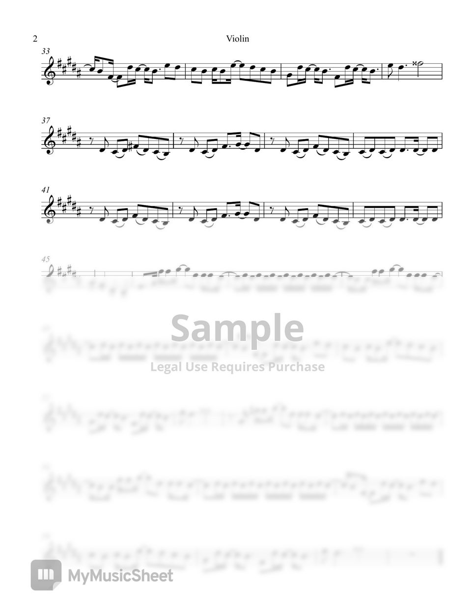 BoyWithUke - Toxic for Violin and Piano Accompaniment Sheets by Hai Mai