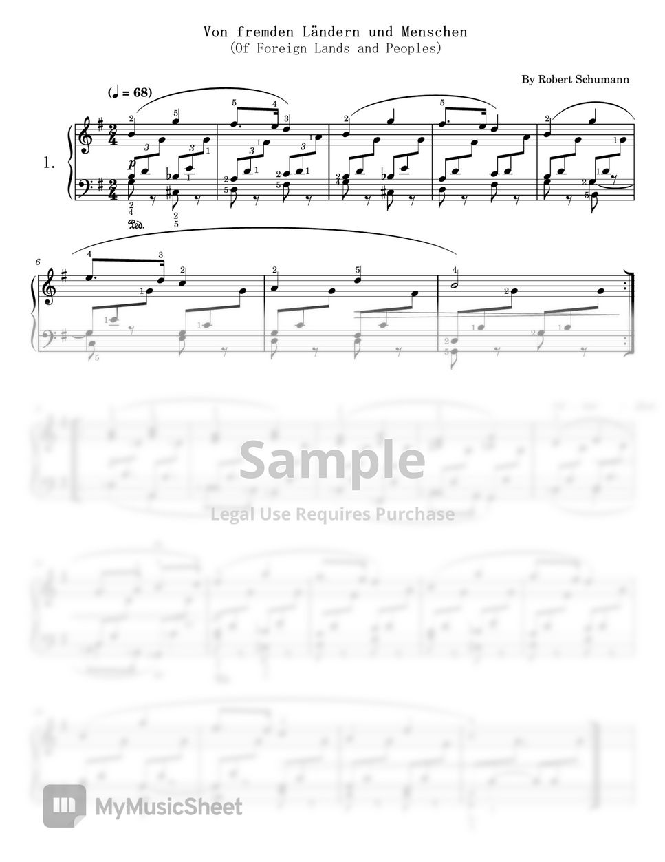 Robert Schumann - Kinderszenen (童年情景, Op.15,Robert Schumann,Original Edition,For Piano Solo With Fingering) by poon