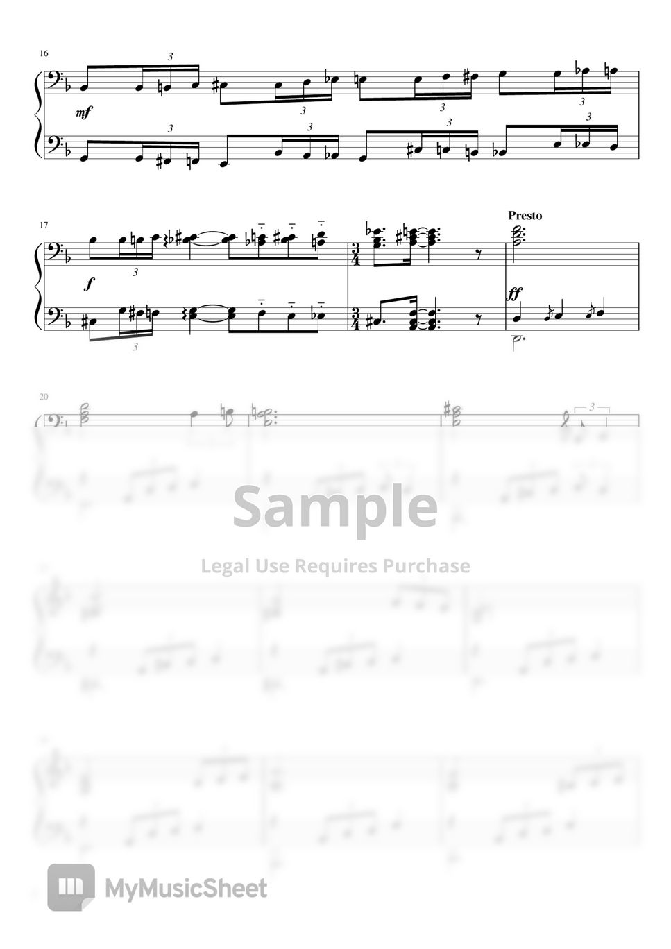 watashi no theme Sheet music for Piano (Solo)