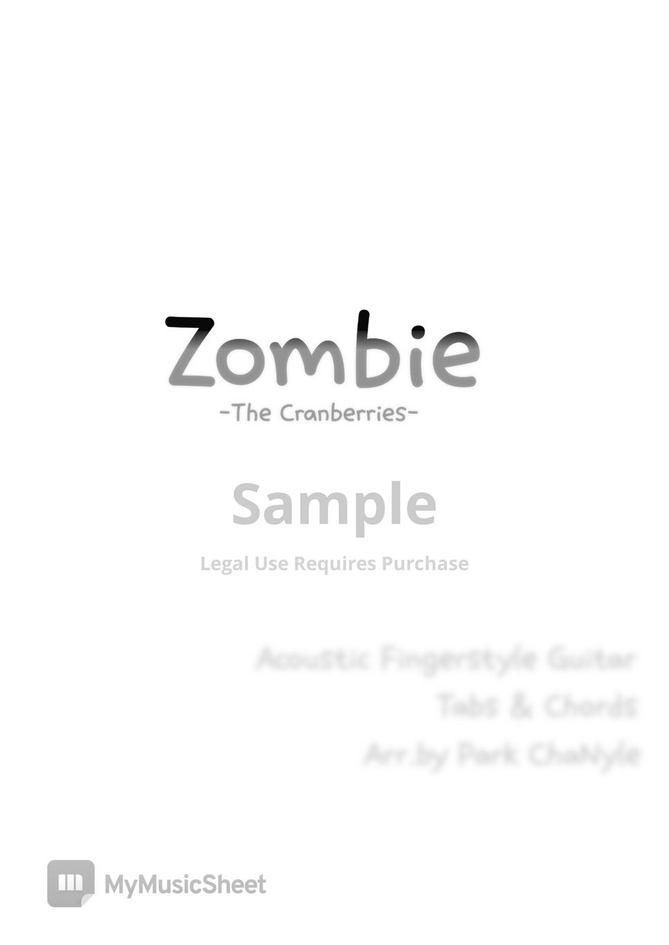 Zombie Tab Guitare, The Cranberries Tabs Acoustic, PDF, Guitars