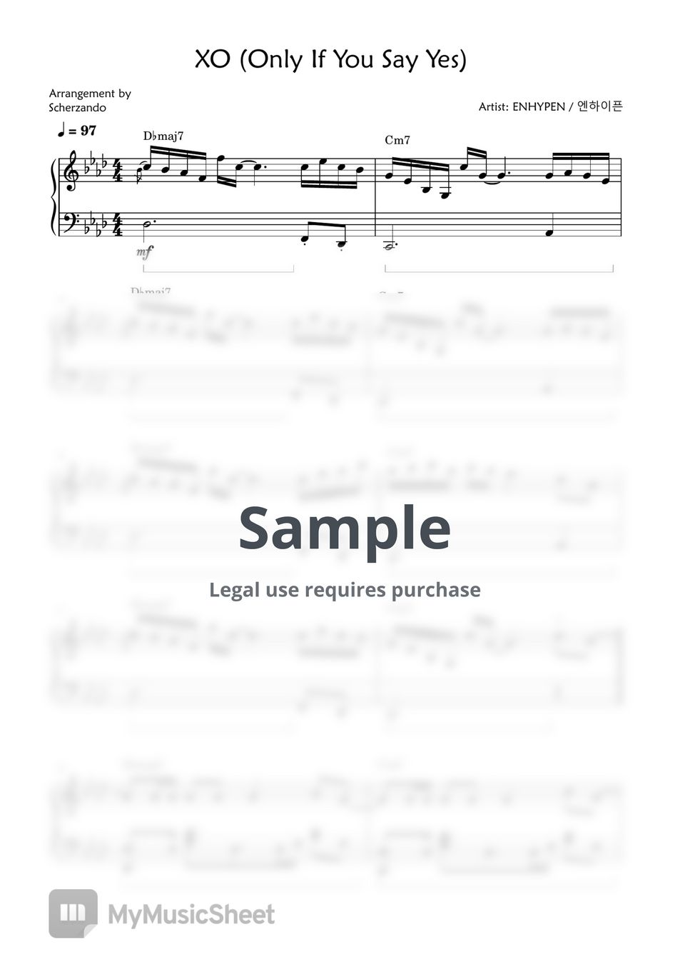 enhypen-xo-only-if-you-say-yes-piano-arrangement-sheets-by-scherzando