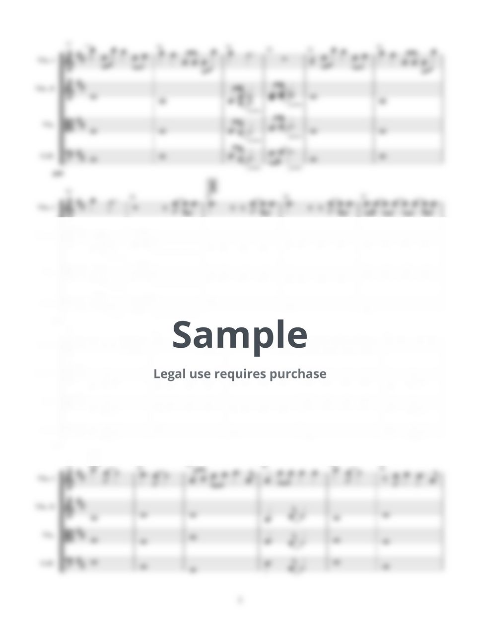 Dua Lipa - Don't Start Now (for string quartet Score+Parts) by ScoreProduction