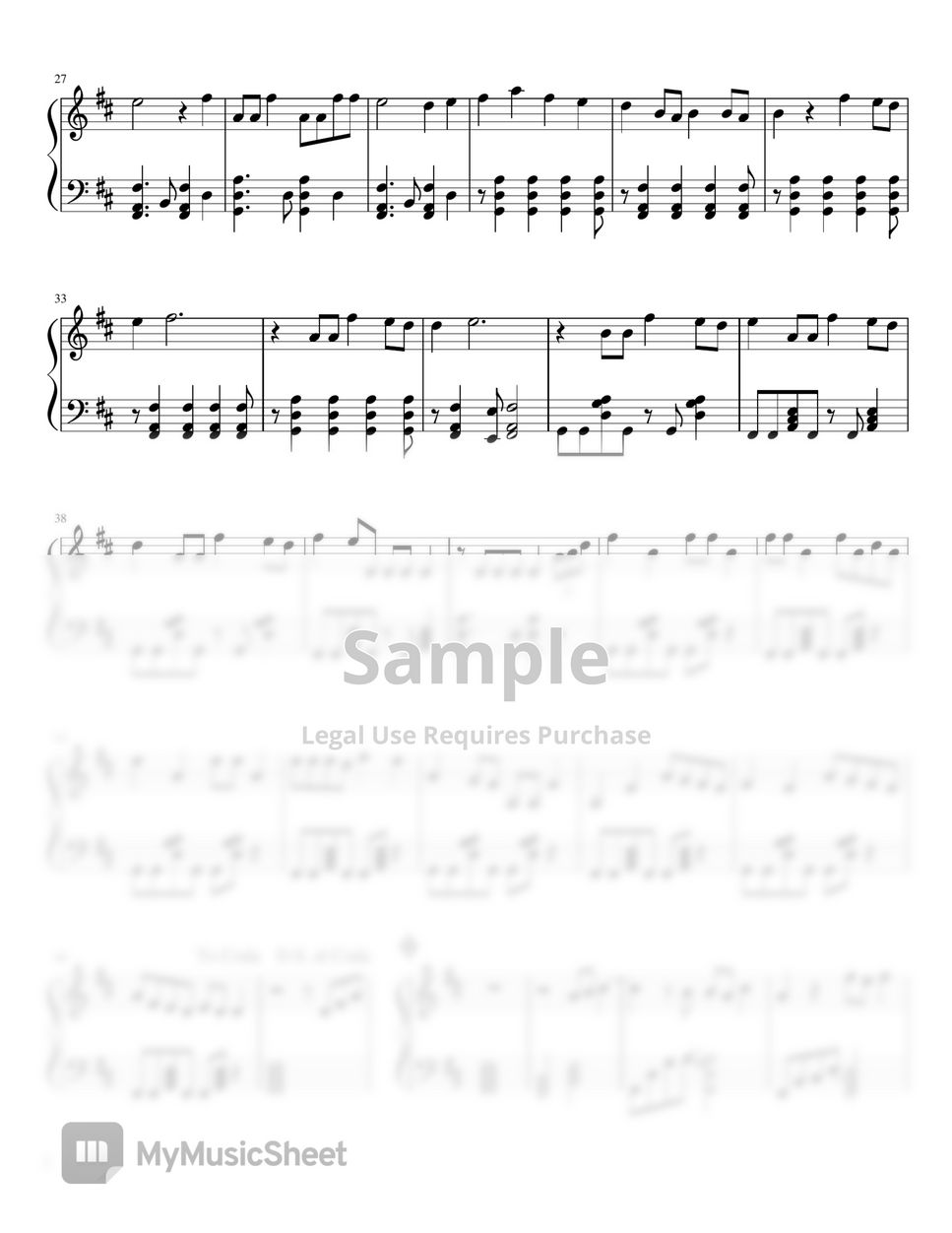 Baekhyun candy bungee ghost 3 songs sheets by cerenceri