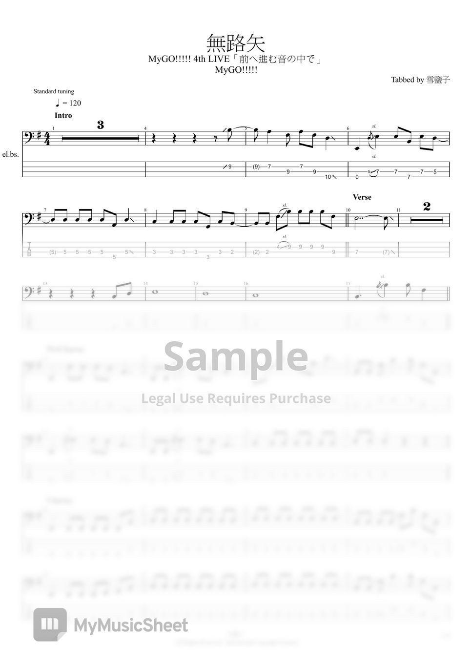 mygo-4th-live-ver-sheets-by