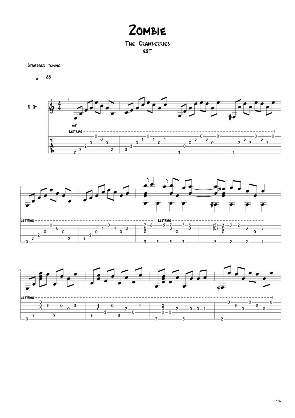 The Cranberries Zombie Sheets by EGT