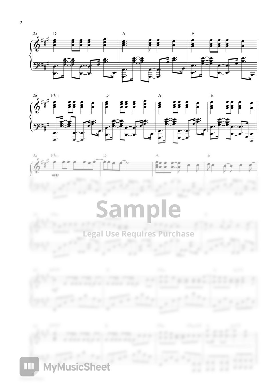 Linkin Park - Numb (Piano Sheet) by Pianella Piano