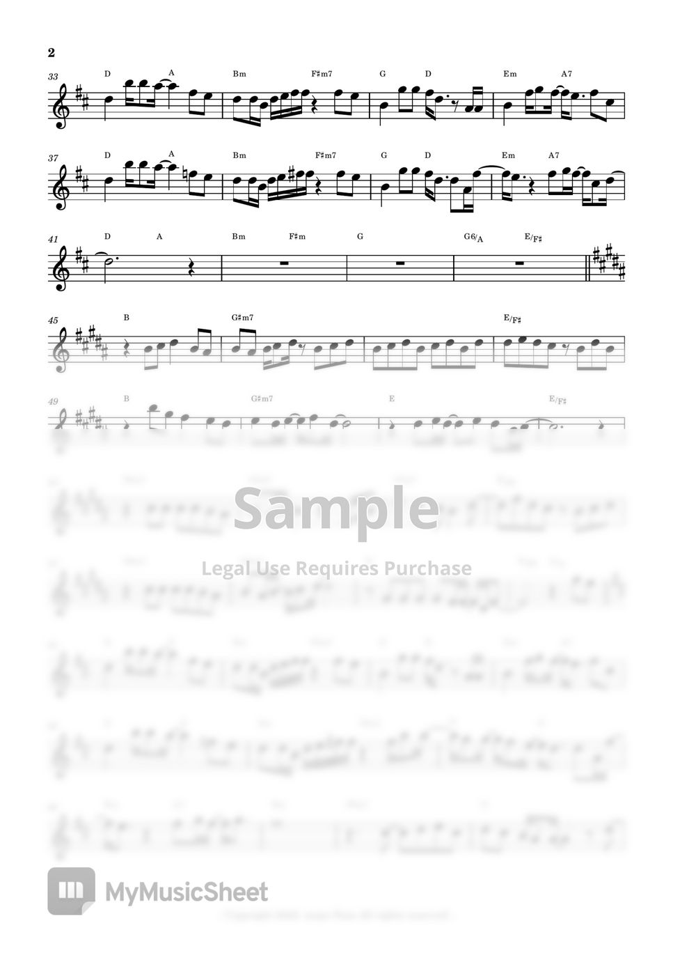 Lee Mujin 이무진 - Traffic Light 신호등 (Sheet Music Flute) by sonye flute