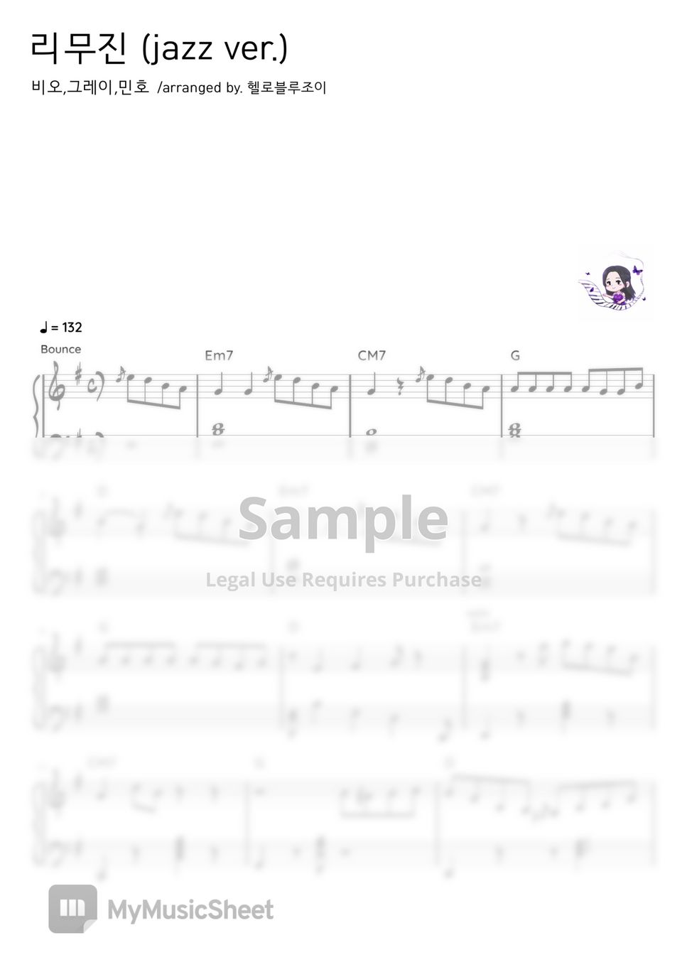 Be o limousine jazz ver sheets by 