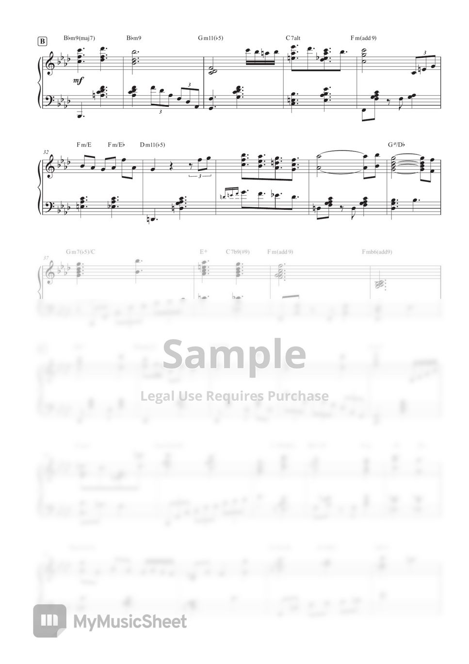 Henry Mancini - Loss of Love (Sunflower Theme) as a jazz waltz (Jazz Waltz Arrangement) by Jacob Koller