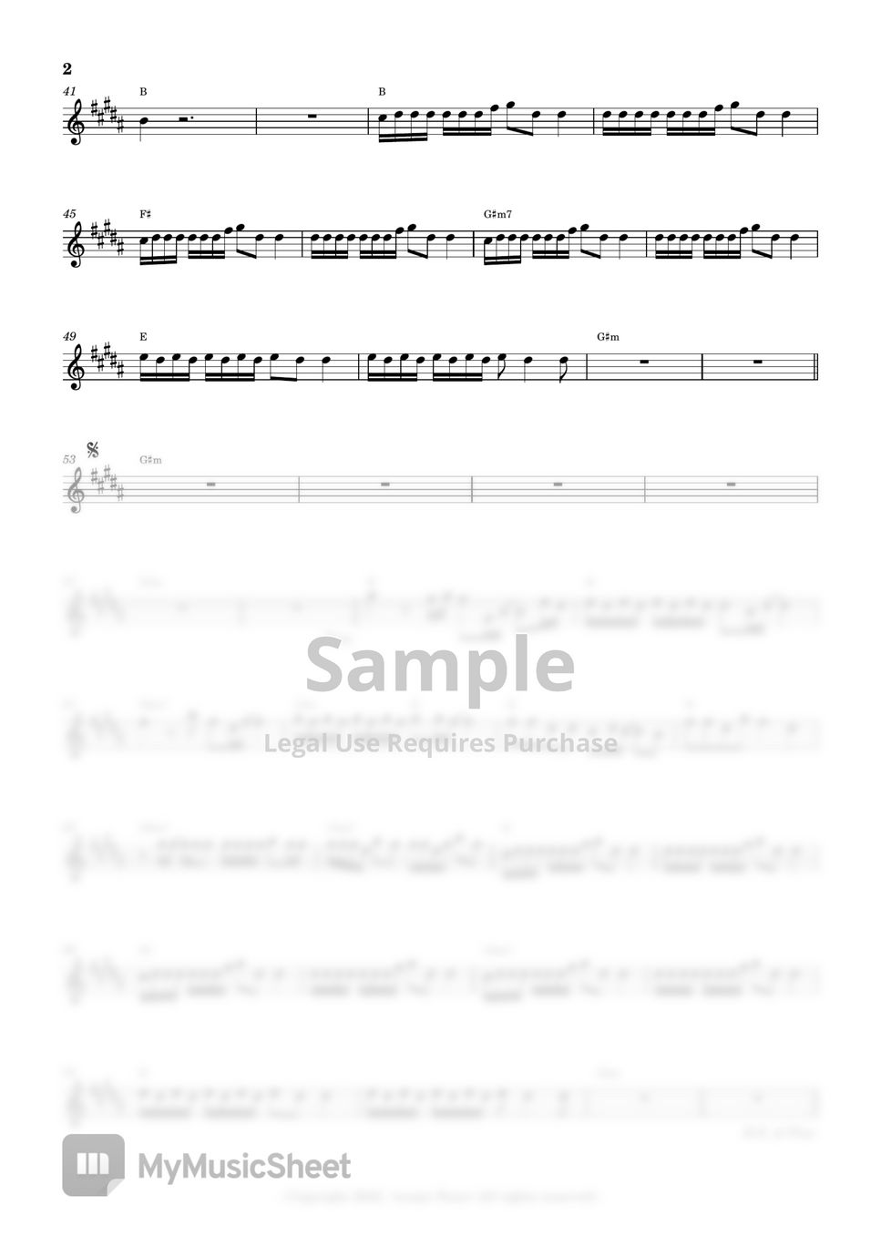 IVE - Kitsch (Flute Sheet Music Original) by sonye flute