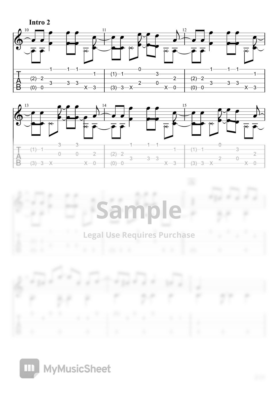 One Piece Film Red - Shin Jidai (Fingerstyle) Sheets by u3danchou