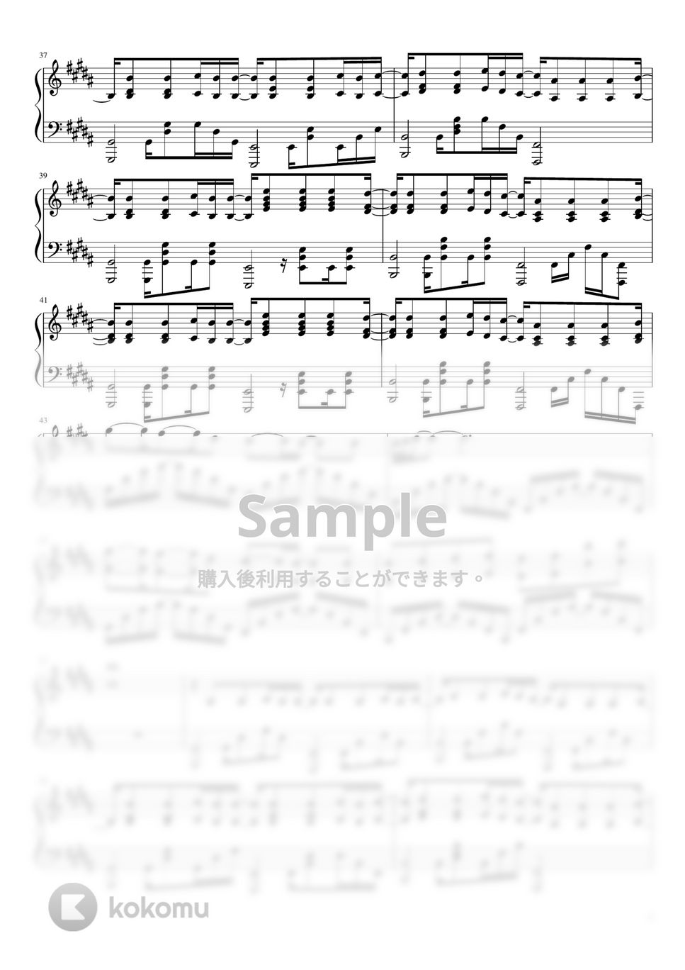 ONE OK ROCK - Stand Out Fit In ピアノ楽譜PDF | Leisure Piano