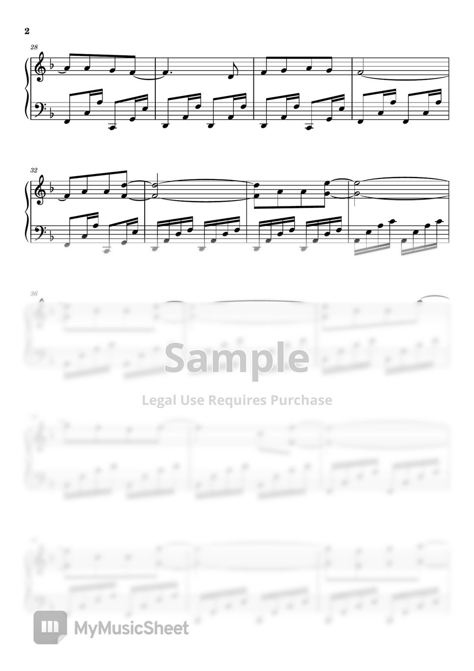 Erasure Always Sheets by Piano Go Life