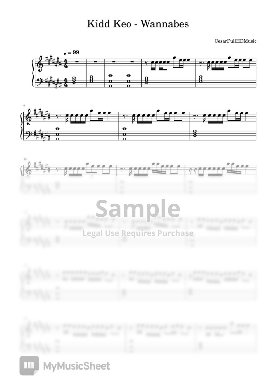 Kidd Keo Wannabes Sheets