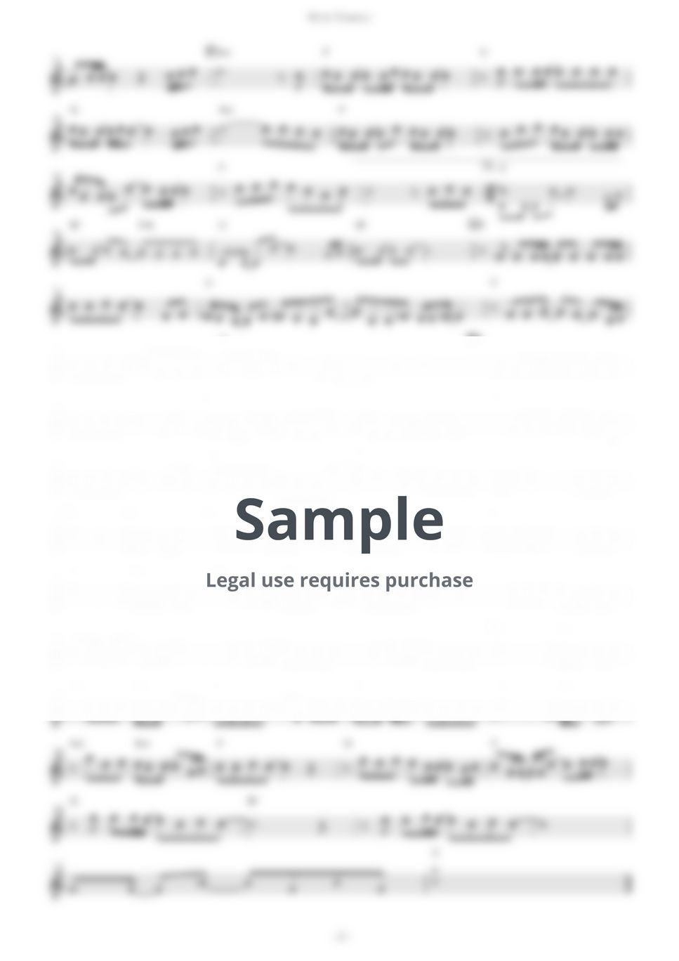 RAMAR Wild Flowers (Zoids / in Eb) 악보 by mutasax