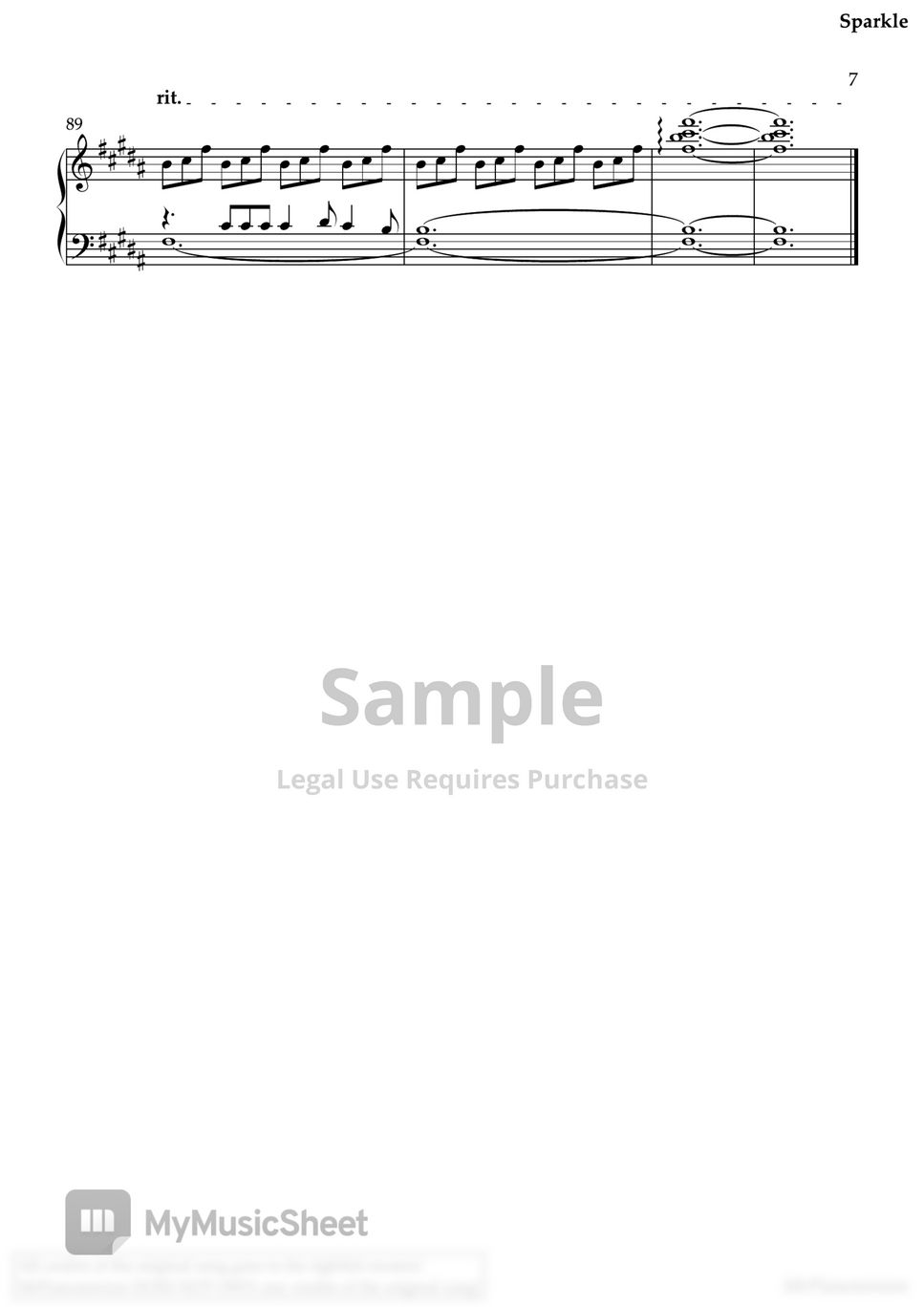 RADWIMPS - Sparkle - Your Name by MrPianoMinion