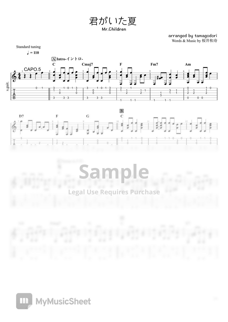mr-children-solo-guitar-by-tamagodori