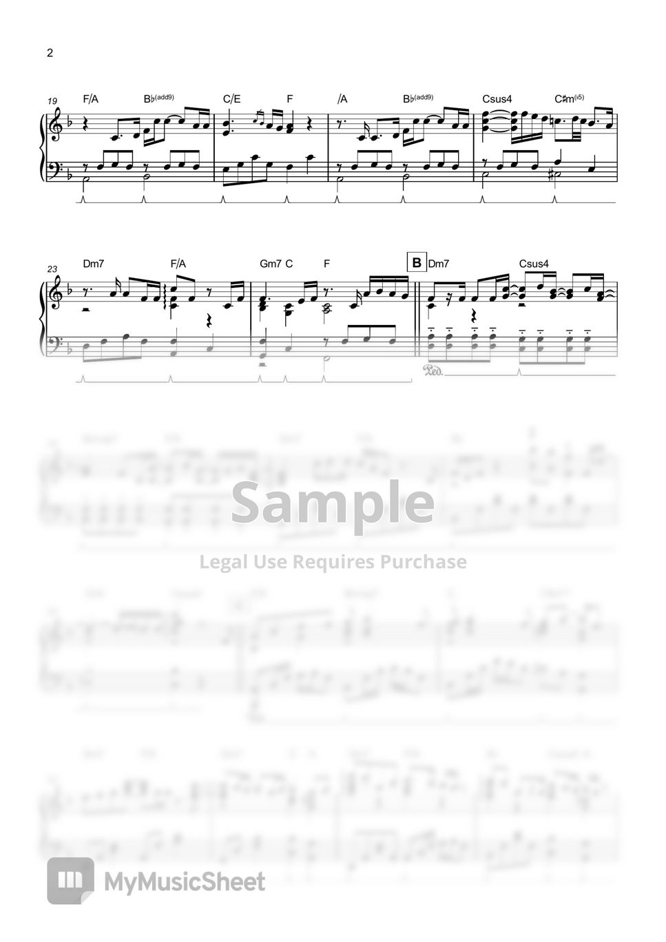 Mrs.GREENAPPLE - Soranji ピアノ楽譜PDF | THETA PIANO | mymusic5