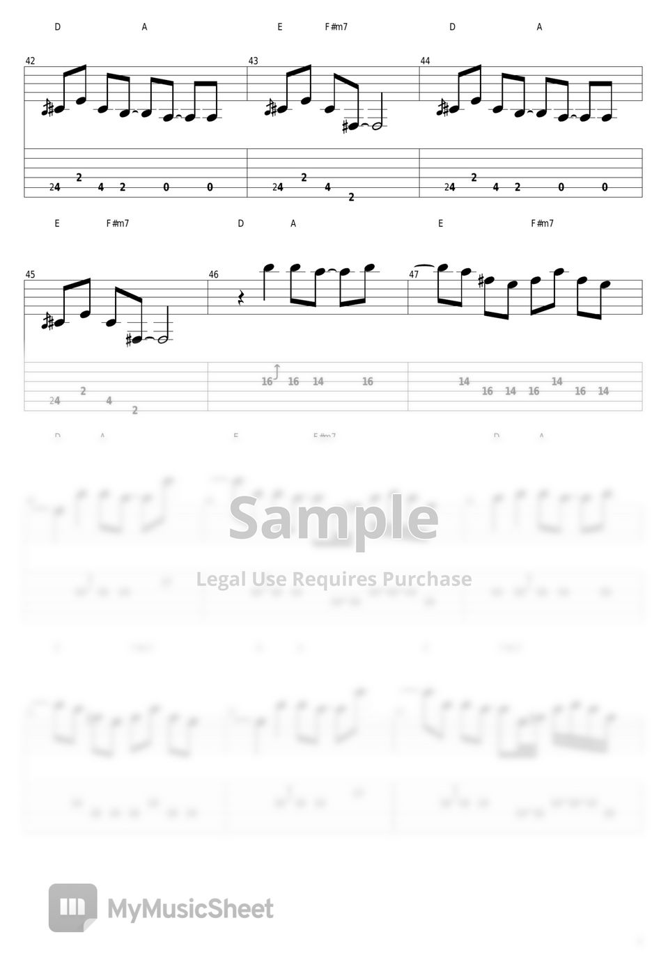 Oasis - Supersonic タブ+五線譜 by guitar cover with tab Oasis - Supersonic タブ+五線譜 by guitar cover with tab