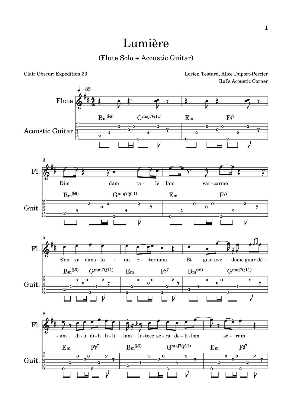 Lorien Testard ft. Alice Duport-Percier - Lumière - Clair Obscur