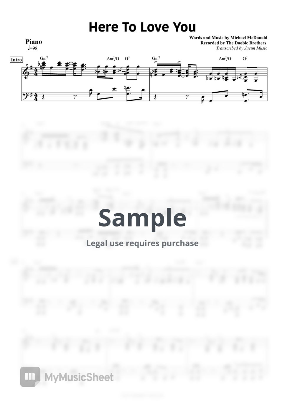 The Doobie Brothers - Here To Love You by Jueun Music