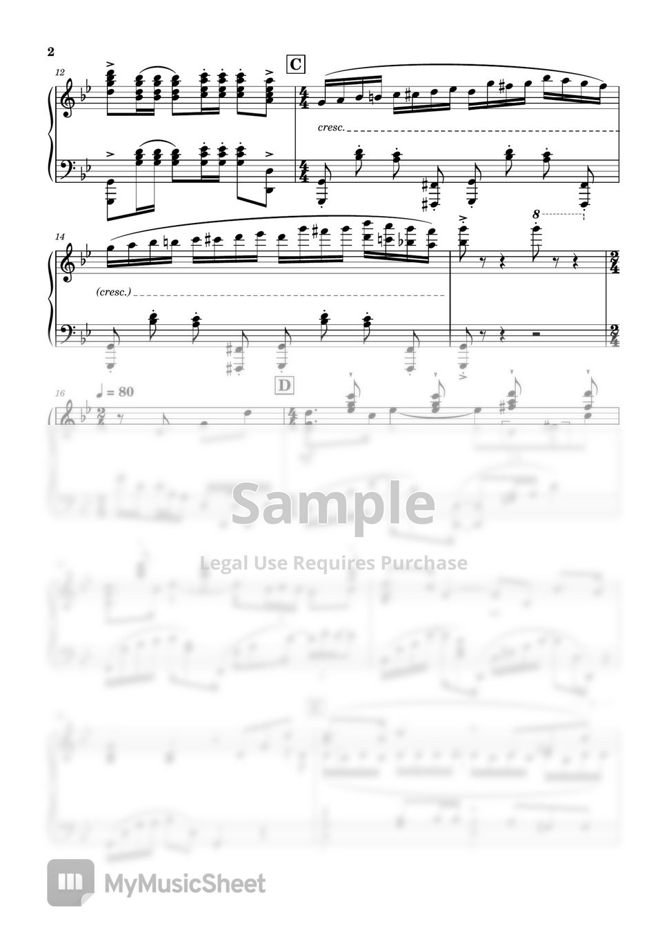 Jay Chou - Greatest Works of Art by Starfish Piano Sheets