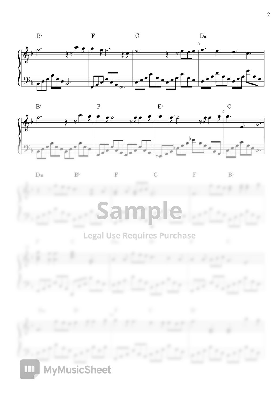 X Japan Angel D minor (easy key) Sheets by manogrande