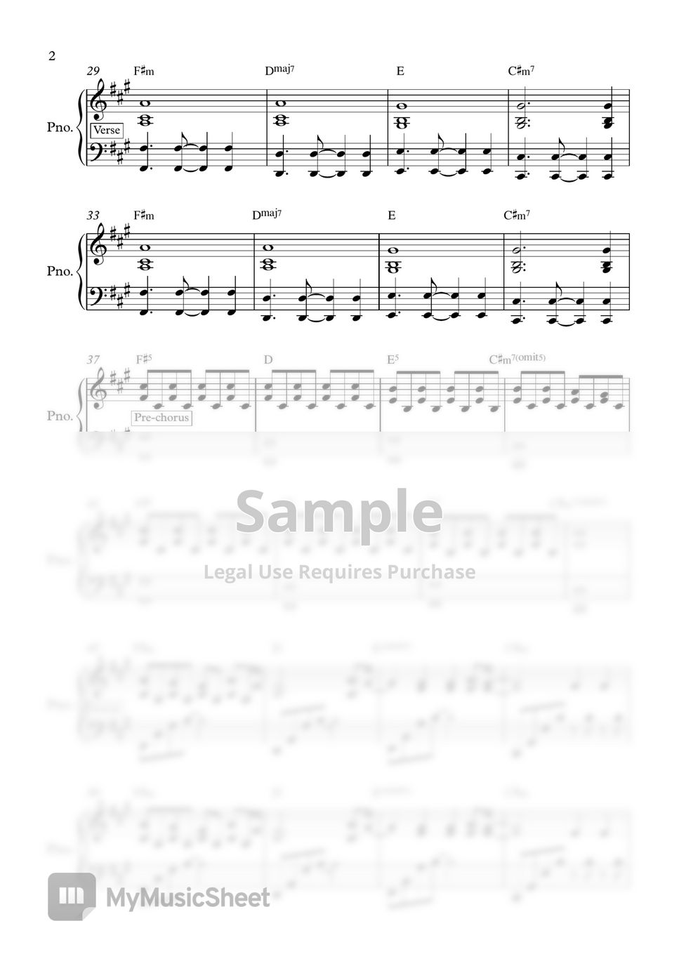 Tones and I - Dance Monkey (spartito pianoforte) Sheets by Francesco ...