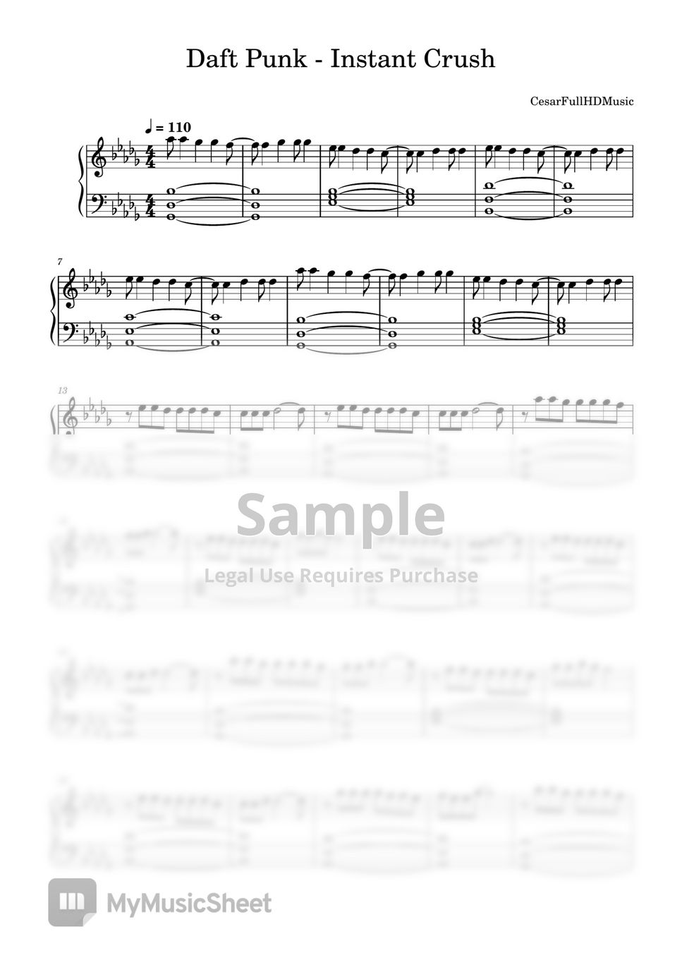 daft-punk-instant-crush-sheets