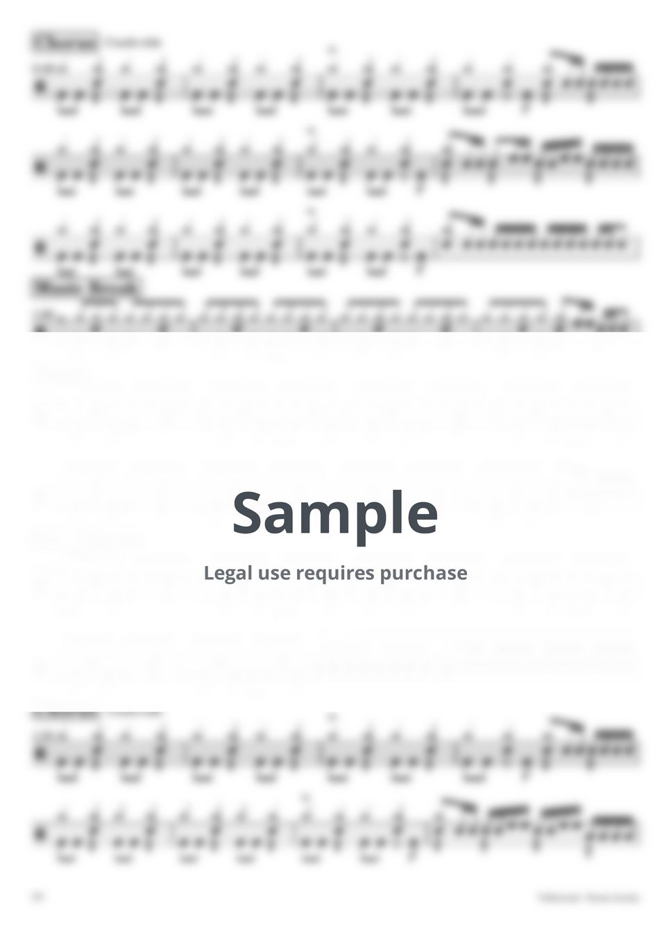 Yellowcard Ocean Avenue Sheets by Herry Lo Drums
