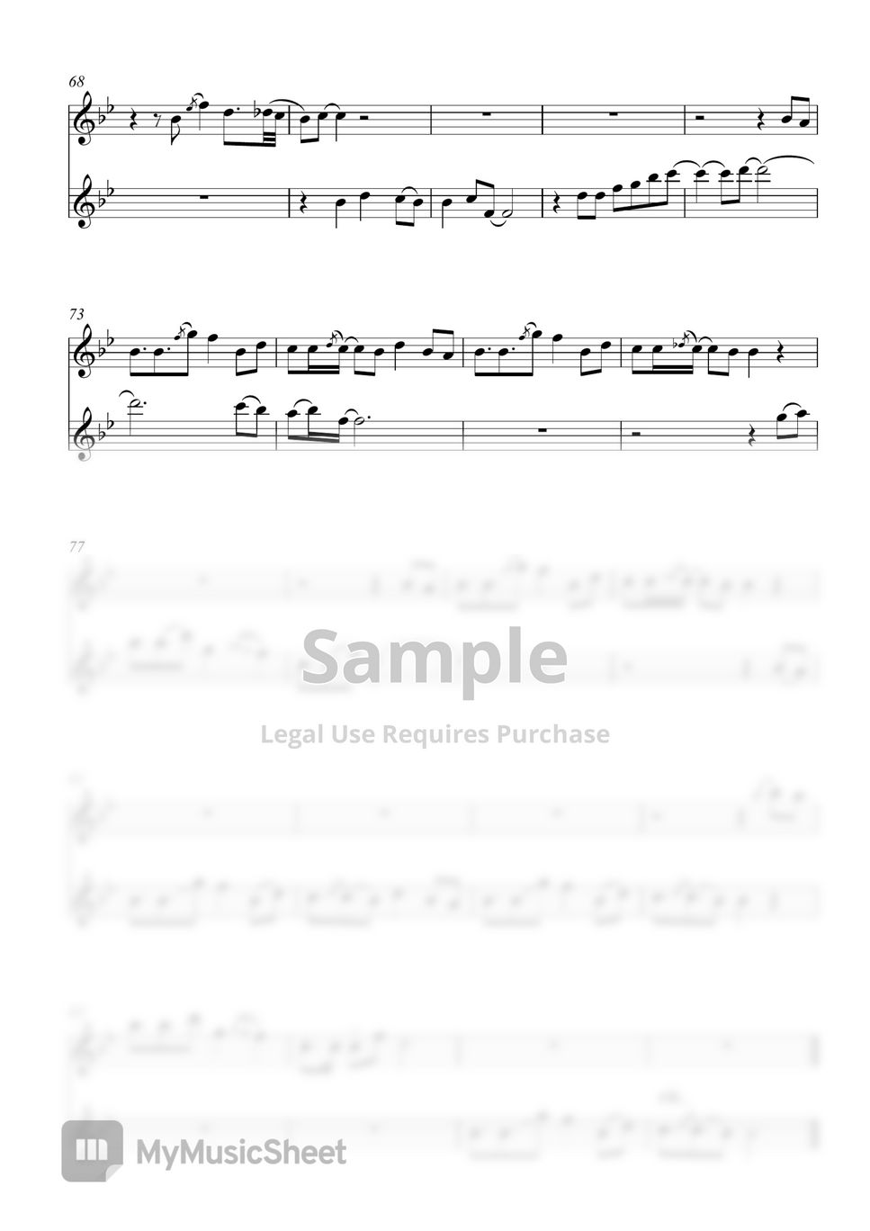 숀 (SHAUN) - 웨이백홈 (Way Back Home) (VIOLIN &amp; FLUTE) by 2COLOR