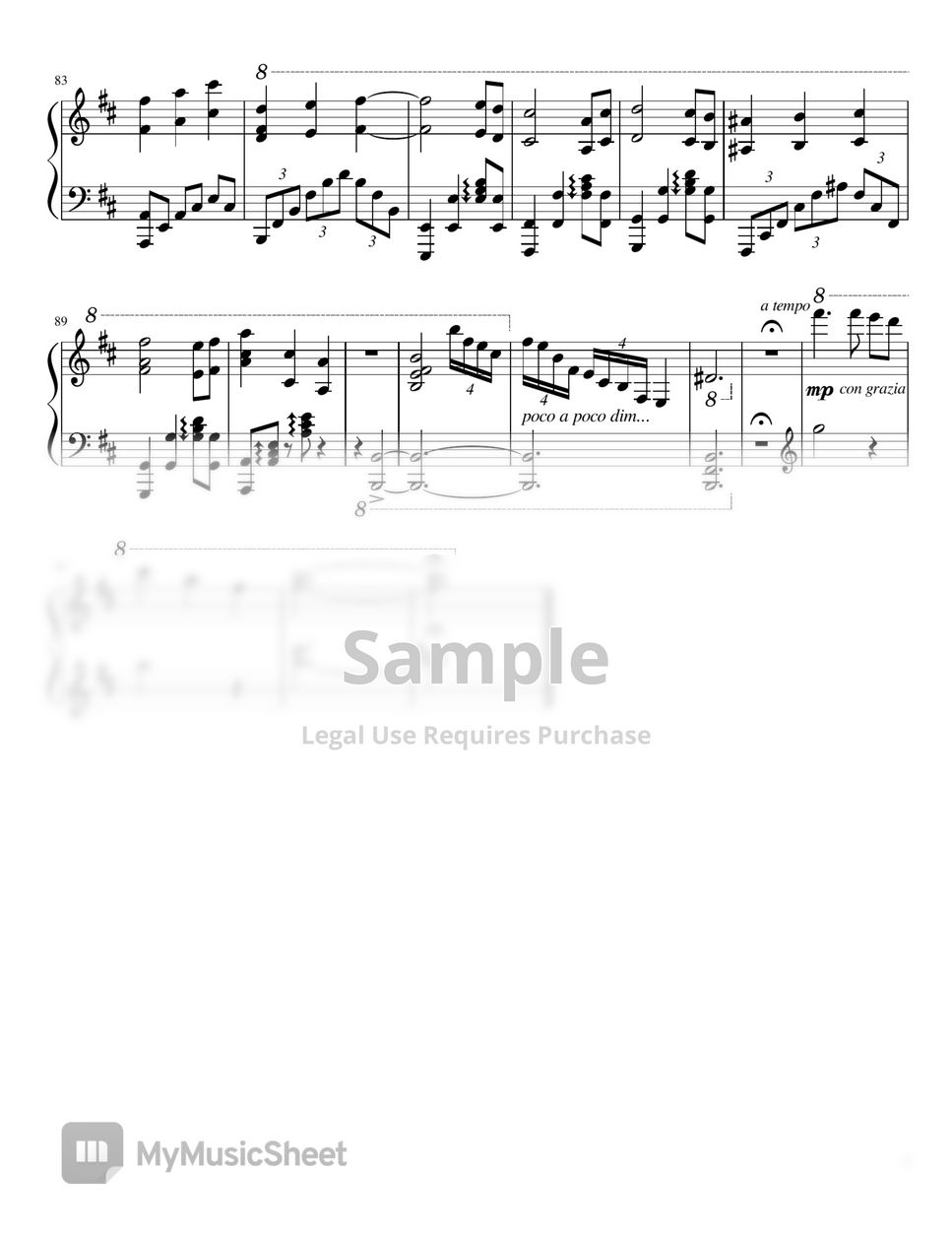 Play Kioku (Yosuga no Sora) Music Sheet