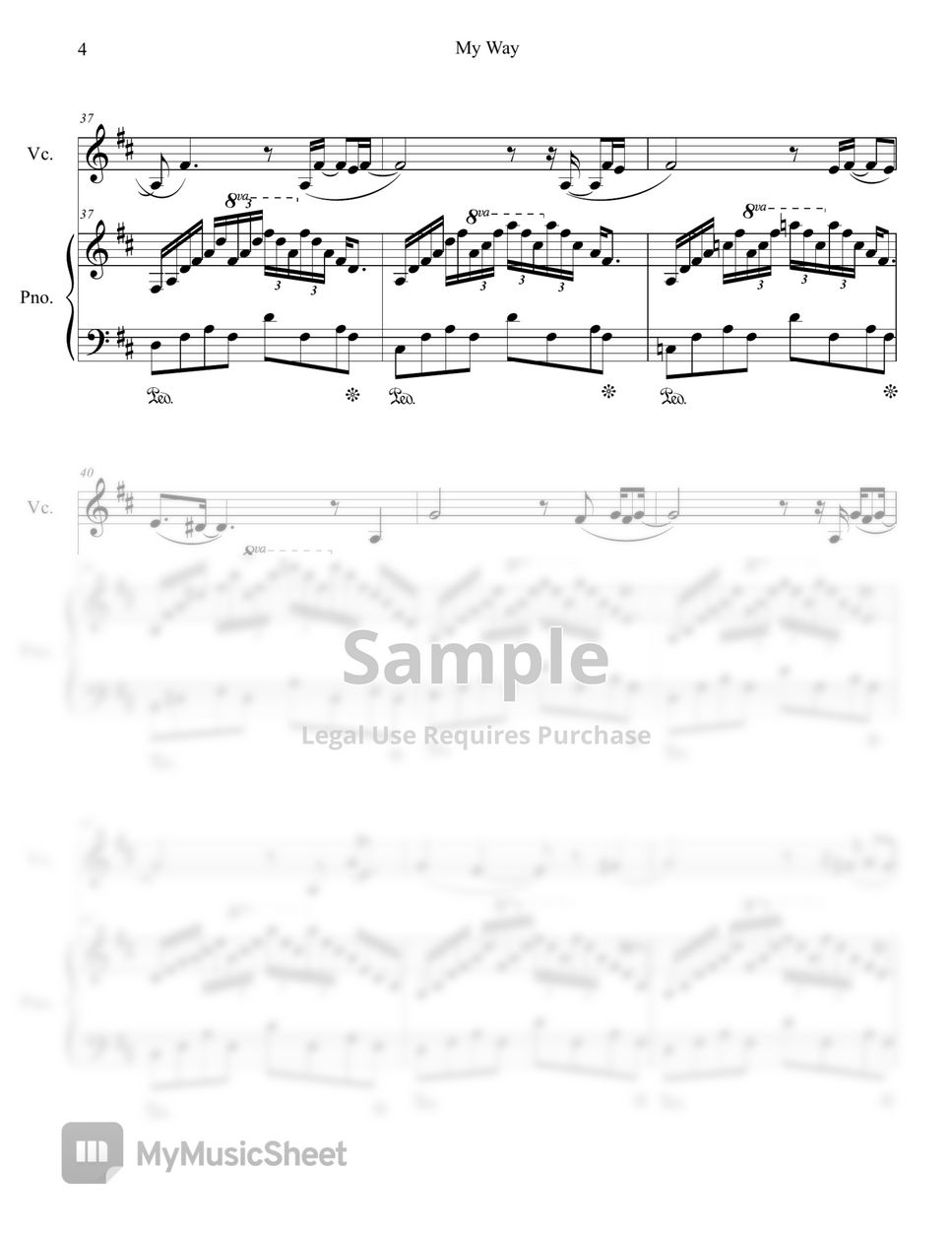 Frank Sinatra - My Way (Cello Solo with Piano Accompaniment) by Genti Guxholli