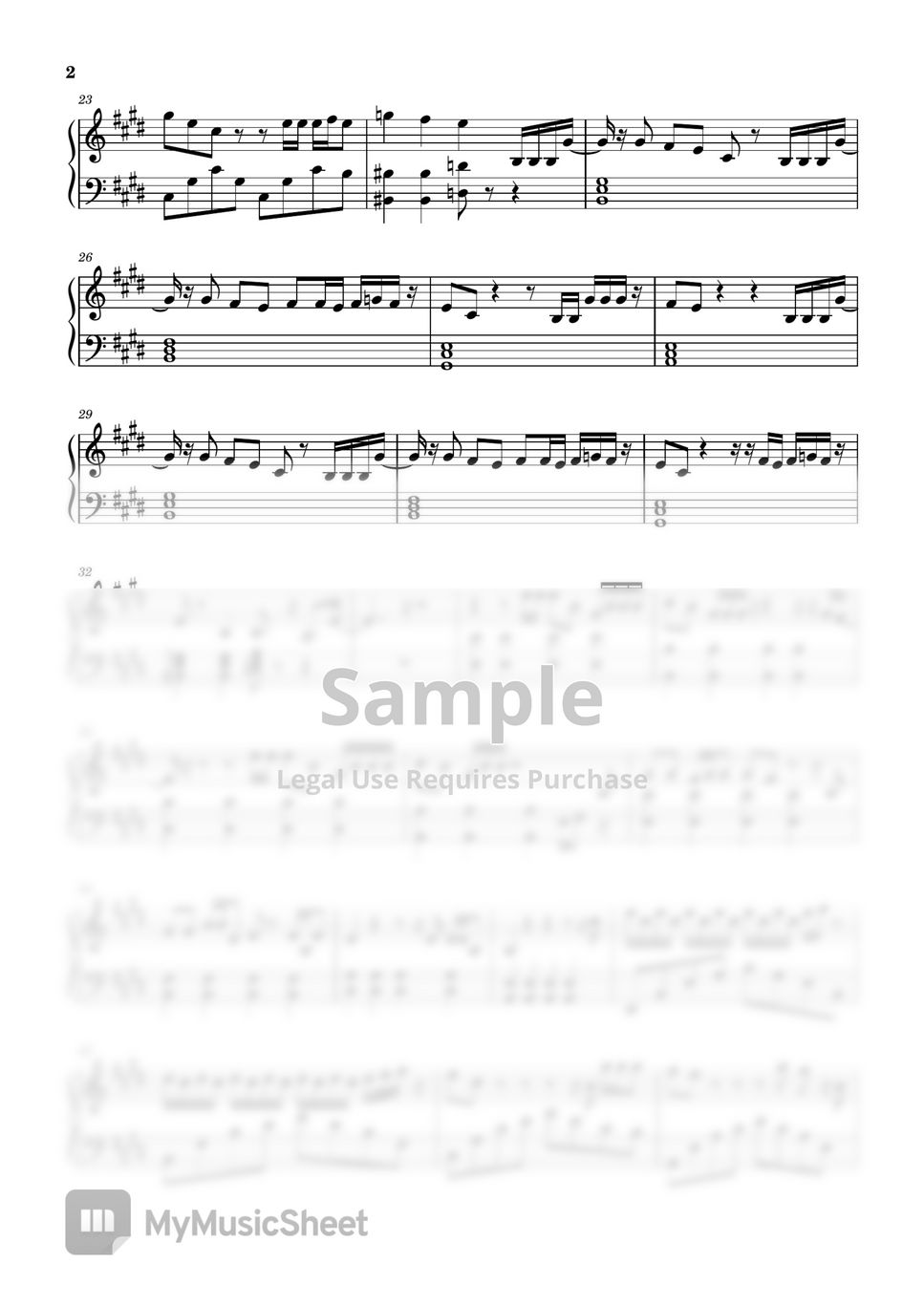 BigBang Last Dance Sheets by Mikka