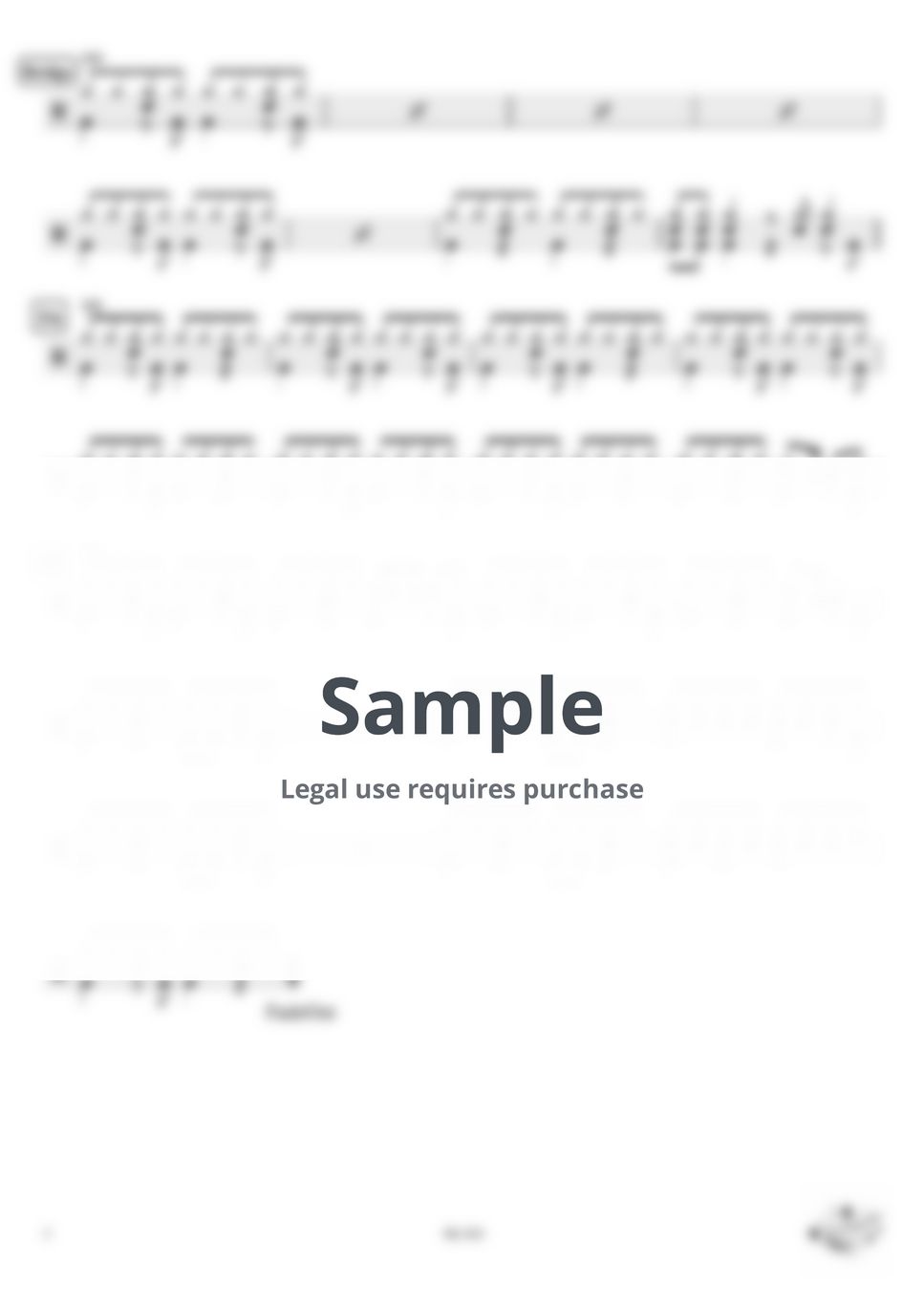 The Temptations - My Girl by Cookai's J-pop Drum sheet music!!!