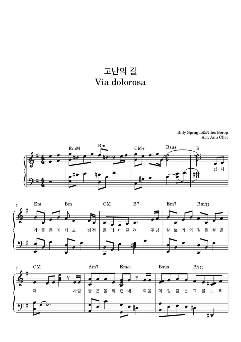 Billy Sprague&Niles Borop - 고난의 길 / 십자가를 등에 지고Via Dolorosa / Down the ...