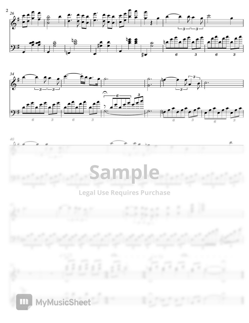 Crash landing on you Song for brother Sheet by C Music