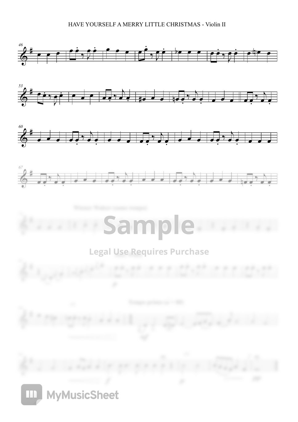 Have Yourself a Merry Little Christmas - Vocals and Strings by Ivan Marini