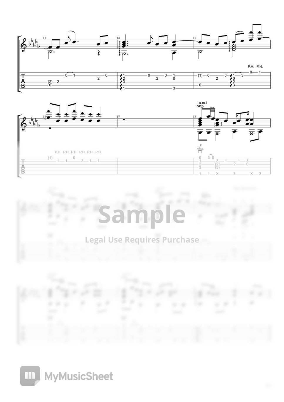 Daoko x kenshi yonezu uchiage hanabi fireworks fingerstyle tab