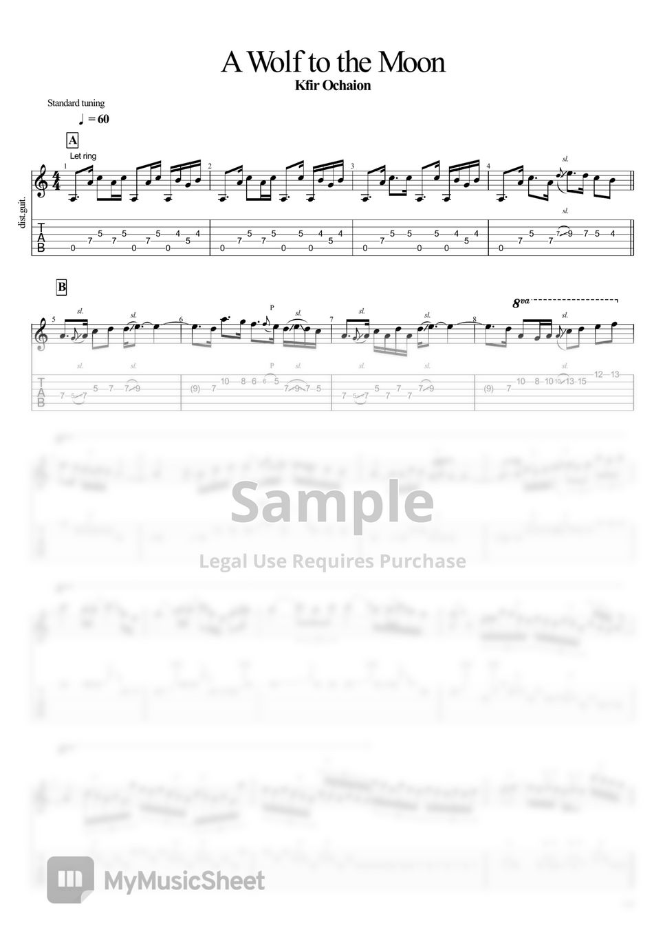 WOLF Musique - Partitions et tablatures - Guitare électrique