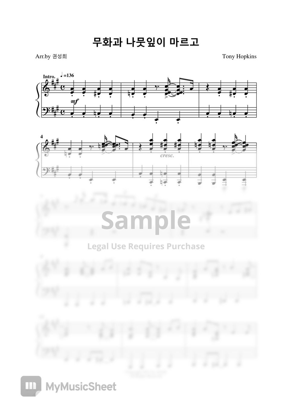 Sheet music: Flight of the Conchords