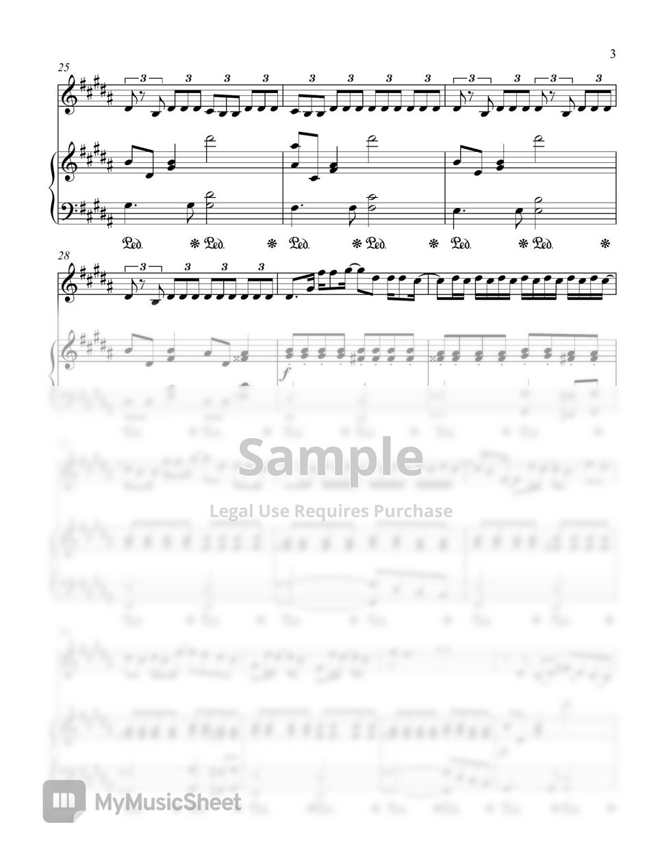 BoyWithUke - TOXIC violin sheet