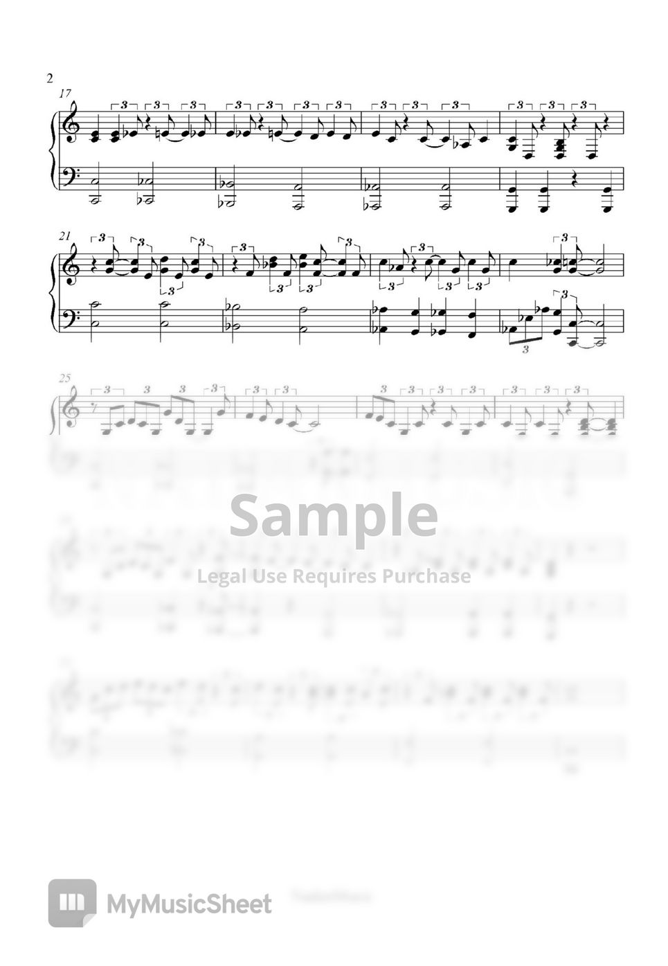 Lemonade Nadan /'Lemon Fidelity in Love Newage Piano' piano sheet