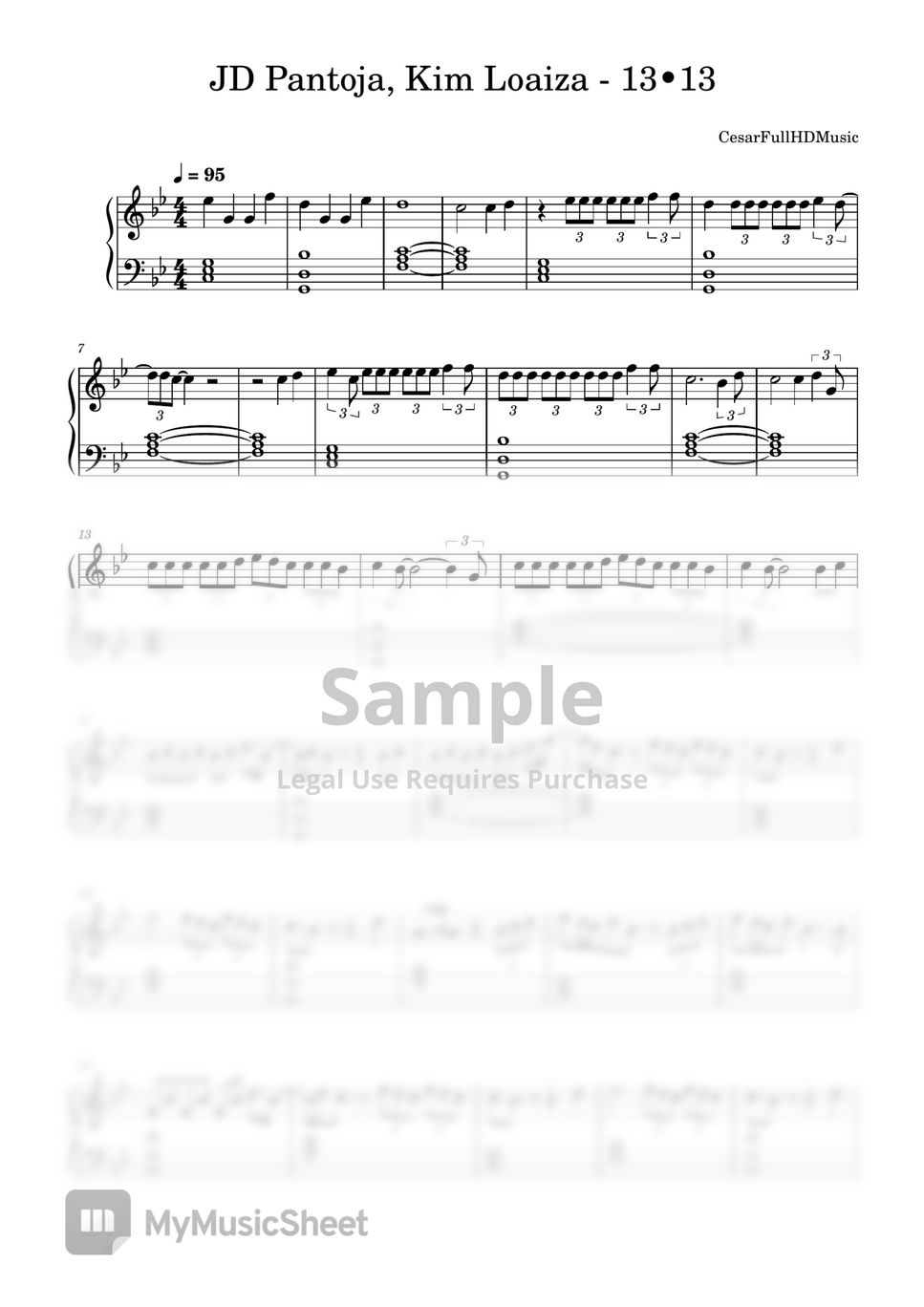 Kim Loaiza,JD Pantoja 13•13 Sheets