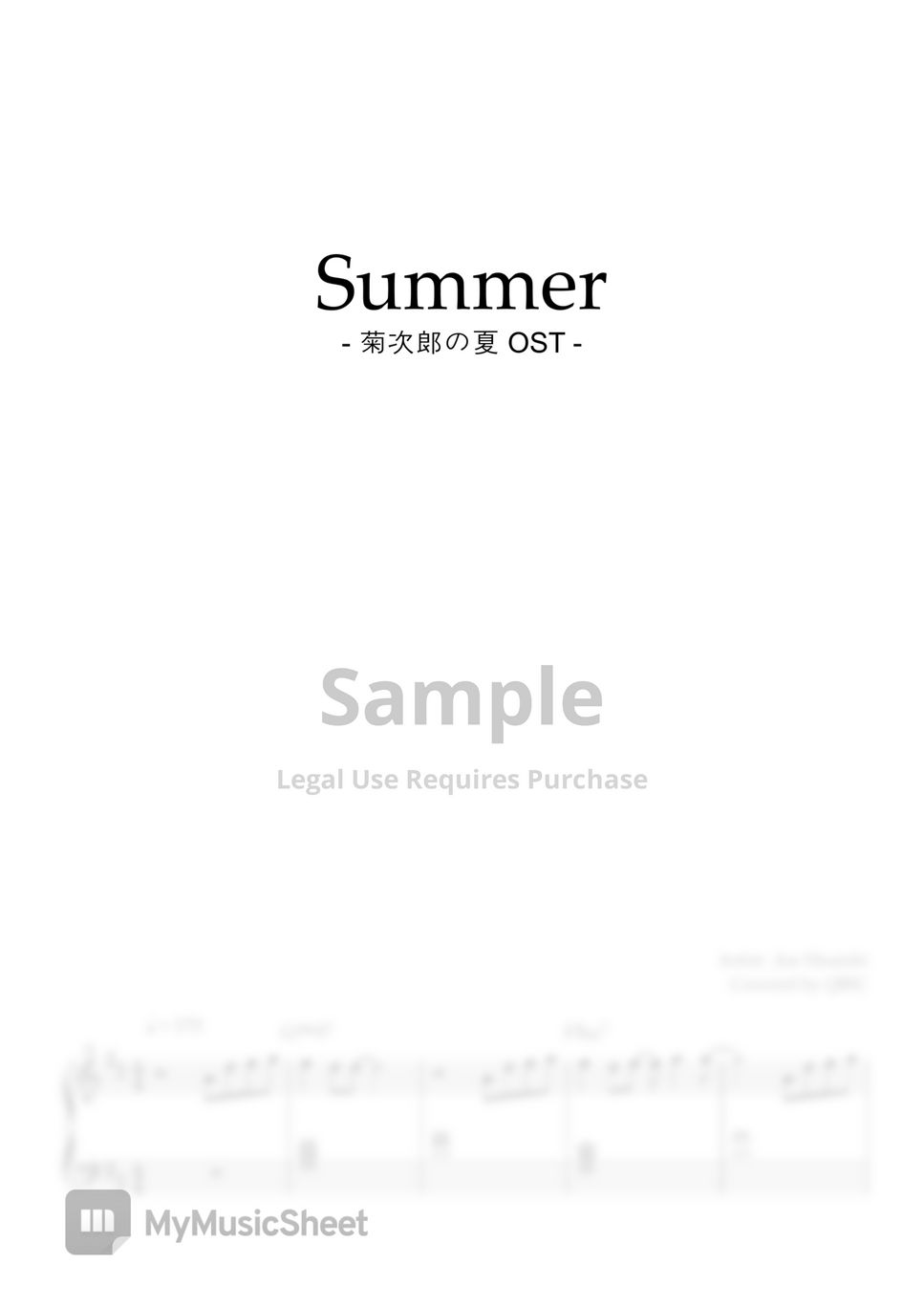 Joe Hisaishi - Summer by QBIC